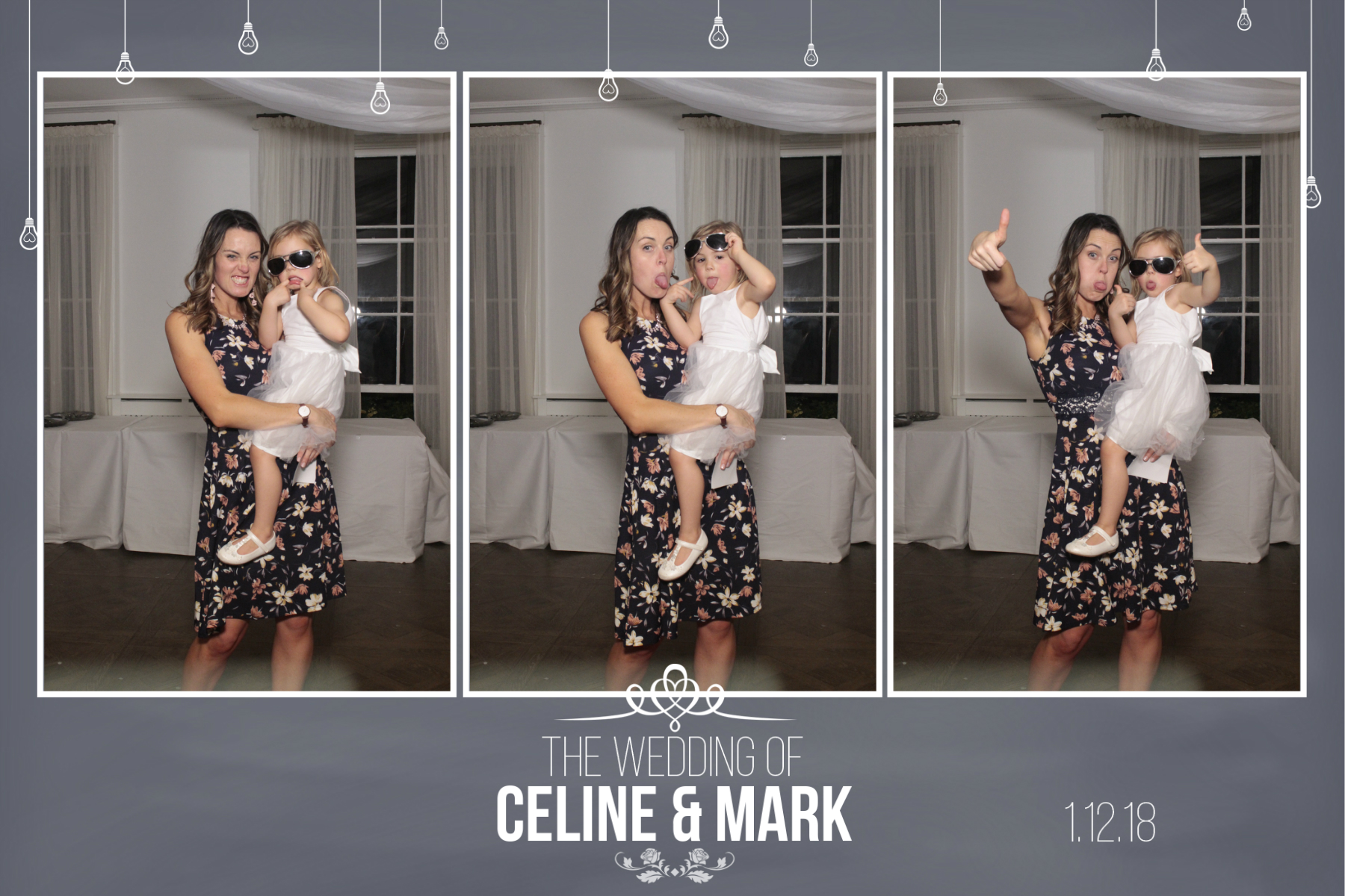 Mark and Celine's Wedding | View more photos from the event at gallery.myphotoboothexperience.co.uk/u/MyPhotoBoothExperienceLtd/Mark-and-Celines-Wedding